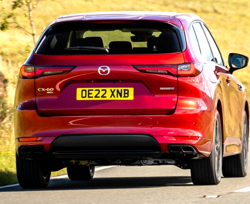 MAZDA CX60 CX-60 2022-ON GENUINE BOOT LID TAILGATE PANEL in RED