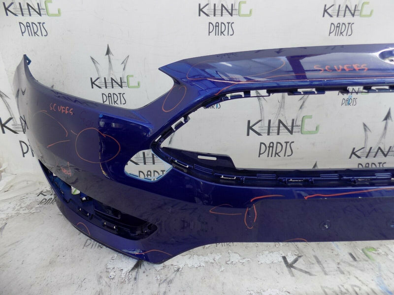 FORD FOCUS III MK3 2015-ON FACELIFT BLUE FRONT BUMPER GENUINE F1EB-17757-A
