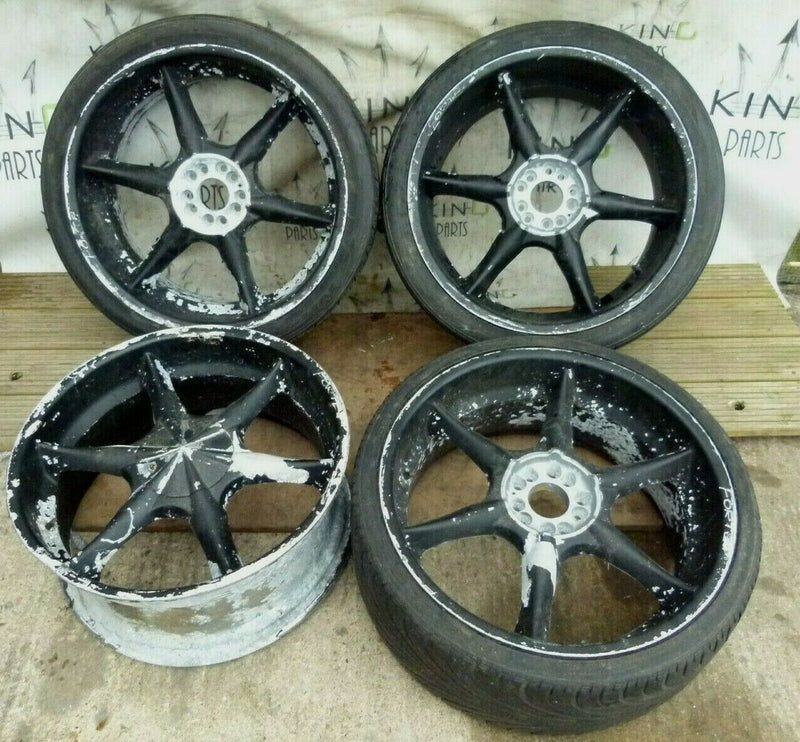 FORTE 4x ALLOY WHEEL RIMS 22" 9.5JX22H2 ET10  +15  +35  3x TYRES 265/35 R22