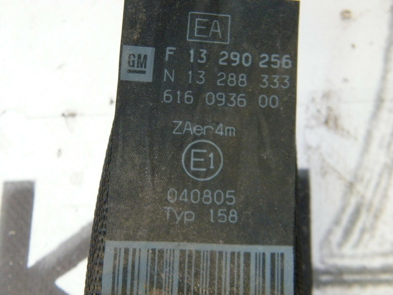 VAUXHALL CORSA D 2006-2014 PAIR OF REAR SEAT BELT LEFT AND RIGHT SIDE 13290256