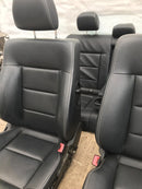 MERCEDES W212 SALOON 09-16  BLACK LEATHER COMPLETE SEATS SET FRONT AND REAR SEAT