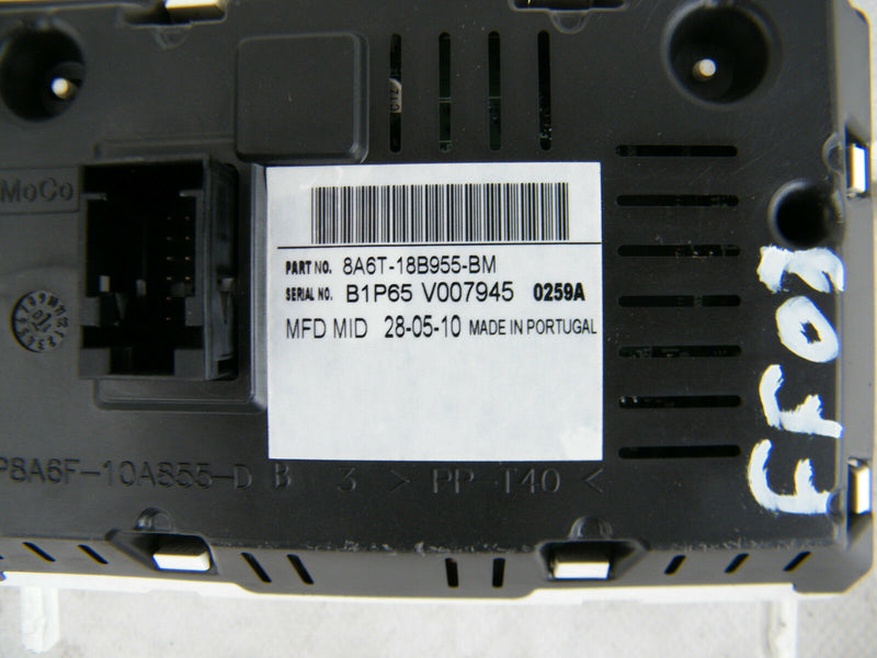 FORD FIESTA MK7 DASHBOARD DISPLAY SCREEN MONITOR LCD NAVI 8A6T-18B955-BM