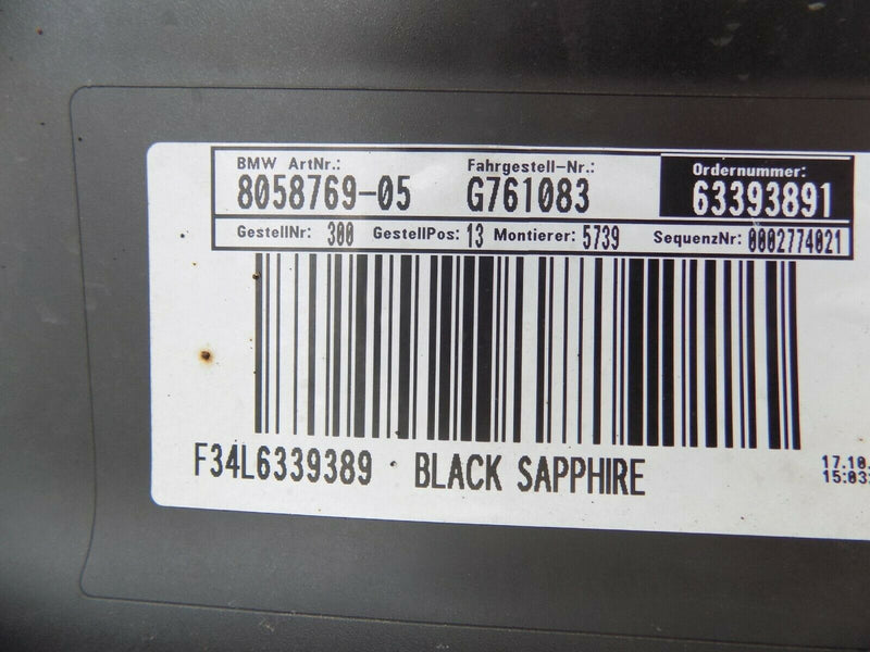 BMW 3 Gran Turismo F34 320 I M Sport Left Plastic Side Skirt Cover 8057147