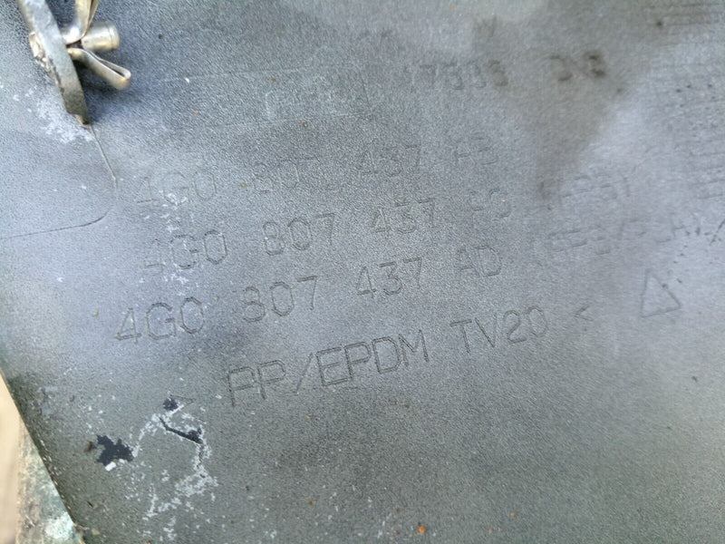 AUDI A6 C7 S-LINE 2015-2018 FRONT BUMPER GENUINE 4G0807437AB