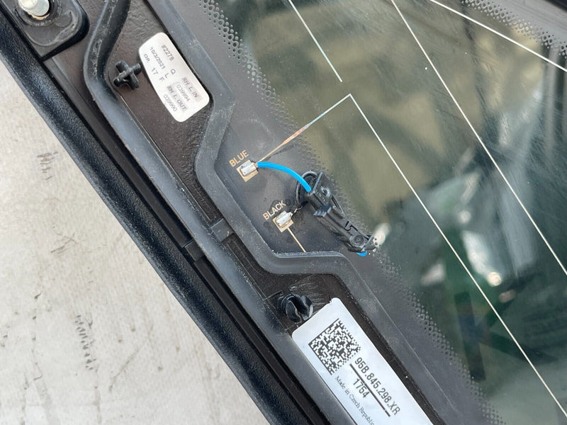 PORSCHE MACAN S 95B RIGHT SIDE REAR DOOR QUARTER WINDOW GLASS ! BLACK TINT