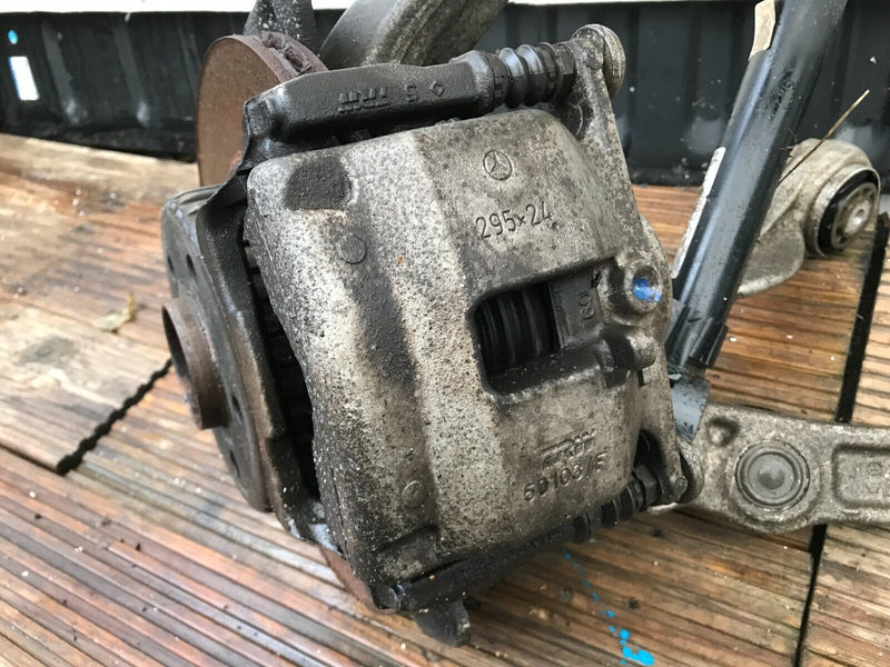 MERCEDES W205 1.6 DIESEL LEFT SIDE FRONT LEG 4x WISHBONE, HUB, CALIPER GAS STRUT