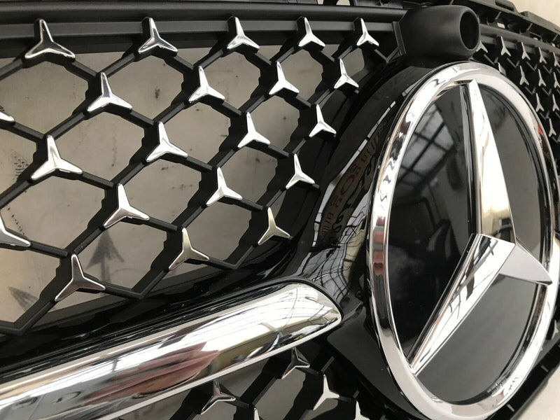 MERCEDES AMG LINE W206 2021-ON FRONT BUMPER RADIATOR GRILLE & EMBLEM A2068882100