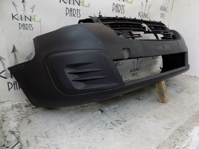 PEUGEOT PARTNER TEPEE FCL 15-17 BLACK FRONT BUMPER WITH GRILL 9810923377