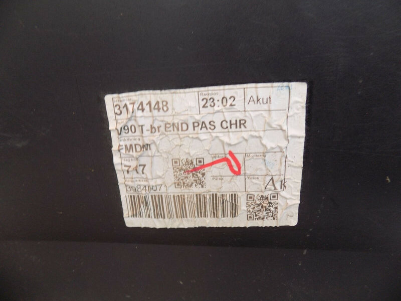 VOLVO V90 V 90 2016 2017 BLACK REAR BUMPER GENUINE PDC 31383315