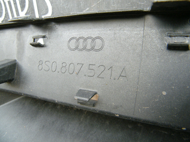 AUDI TT MK3 8S S LINE 2015-ON REAR BUMPER DIFFUSER LOWER PART 8S0807521A (3871)