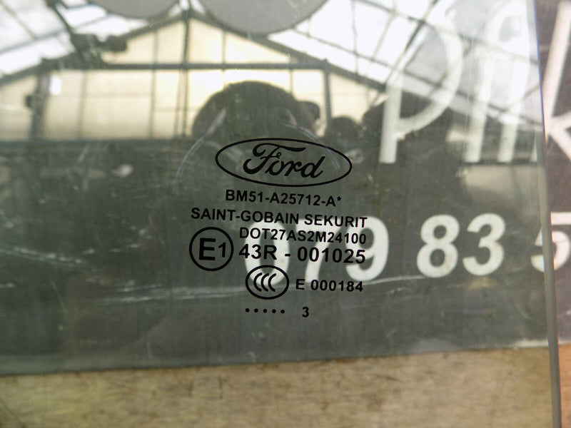 FORD FOCUS MK3 2010-2015 REAR DOOR WINDOW GLASS RIGHT SIDE O/S DRIVER 43R-001025