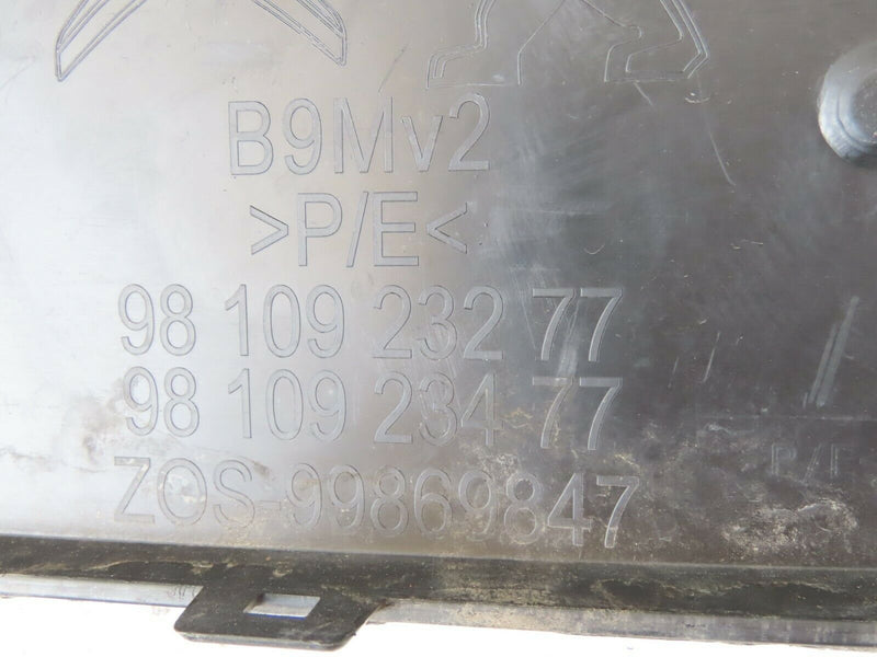 PEUGEOT PARTNER TEPEE FACELIFT 2015-2017 BLACK FRONT BUMPER 9810923277