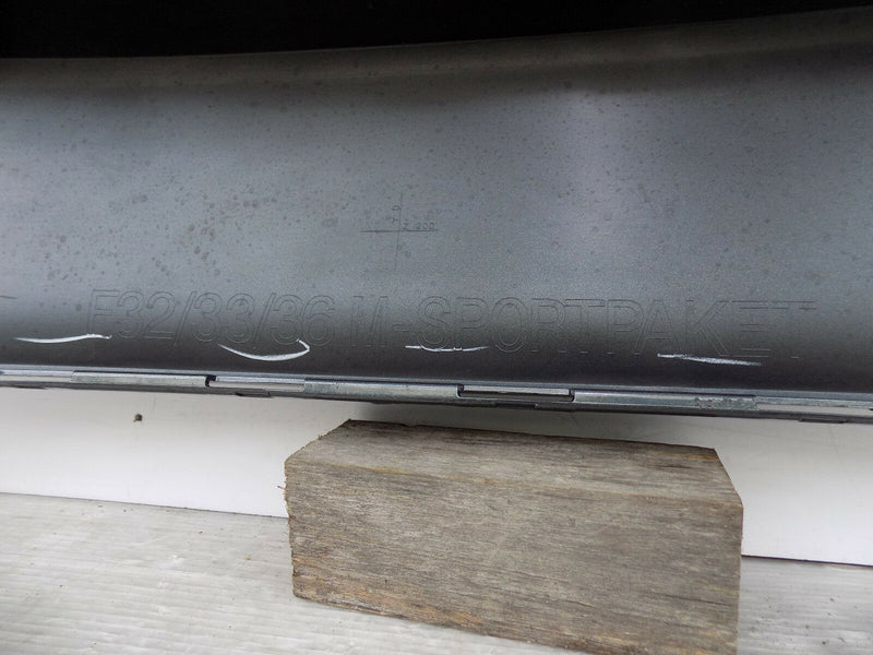 BMW 4 SERIES F32 F33 F36 M SPORT 2013-ON GREY REAR BUMPER GENUINE PDC (8602)