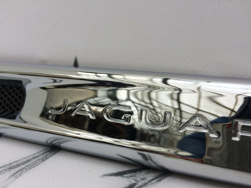 JAGUAR XJ R-SPORT LEFT SIDE WING FENDER TRIM VENT CHROME GRILL CW8M-280B11-CA
