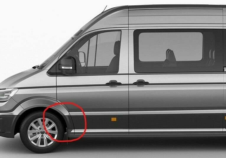 VW CRAFTER 7C 2018 FRONT WHEEL TRIM MOULDING STRIP LEFT SIDE LH 7C0853507