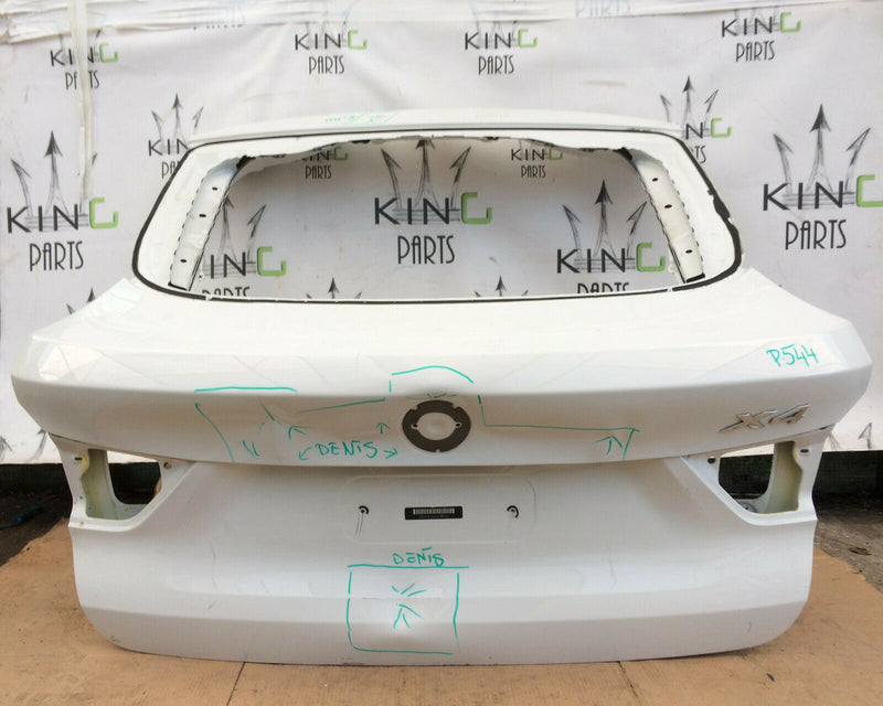 BMW X4 MK1 F26 2014-18 WHITE TAILGATE GENUINE BOOTLID SHELL PANEL