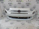 FIAT 500 S SPORT 2016-ON FACELIFT FRONT BUMPER IN + BADGE WHITE 735619571