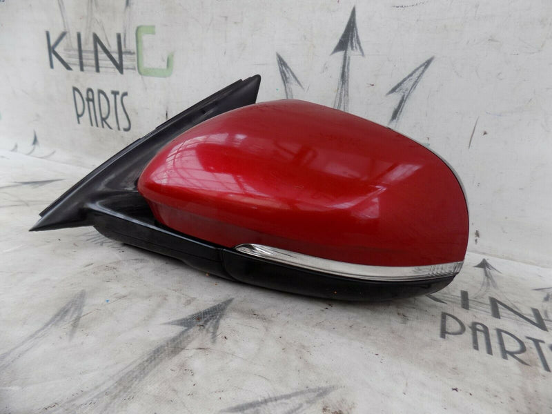 JAGUAR XJ (X351) 2010-2019 POWER FOLDING PASSENGER WING MIRROR RED - GENUINE