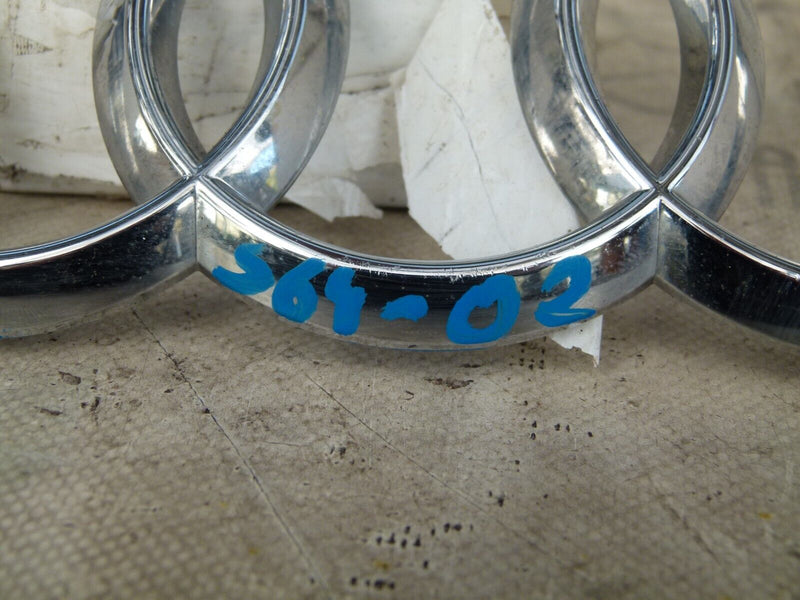AUDI CHROME EMBLEM RINGS LOGO GENUINE