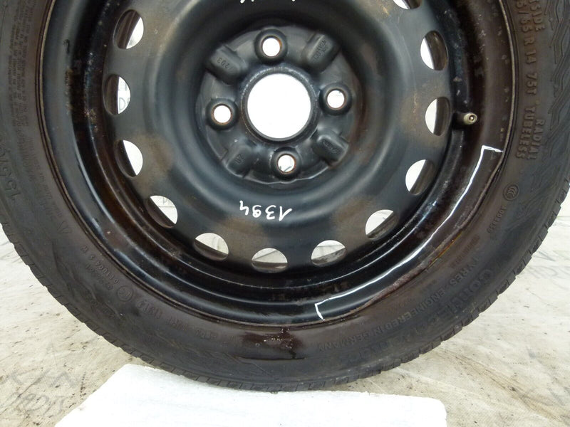 PEUGEOT 107 STEEL RIM 14" AND TYRE 155/65/14 4.5J ET39 GENUINE 2140679