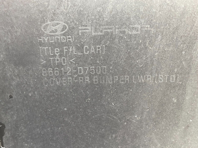 HYUNDAI TUCSON 2018-2020 REAR BUMPER LOWER SECTION GENUINE  86612D7500