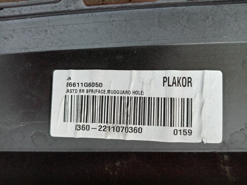 KIA PICANTO 2017- 2020 REAR BUMPER GENUINE PDC 86611-G6000