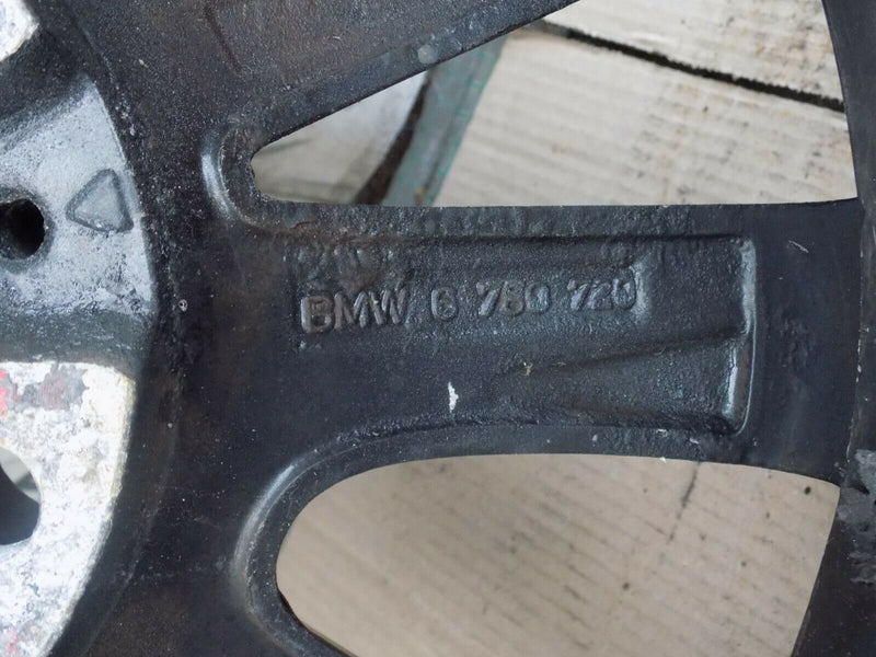 BMW  5/6 SERIES F10 F11  BLACK 8JX17" ALLOY WHEEL WITH TYRE GENUINE 6780720