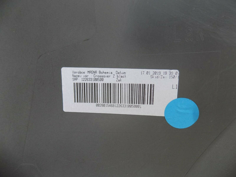 SKODA KAMIQ 2019-ON REAR BUMPER IN BLACK 658807421
