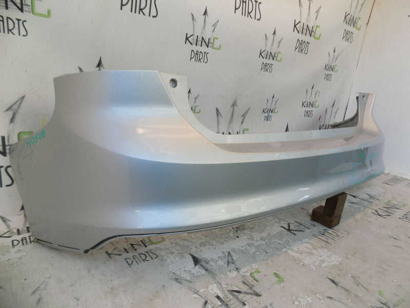 FORD FOCUS MK3 HATCHBACK 2011-2014 SILVER REAR BUMPER GENUINE BM51-A17906