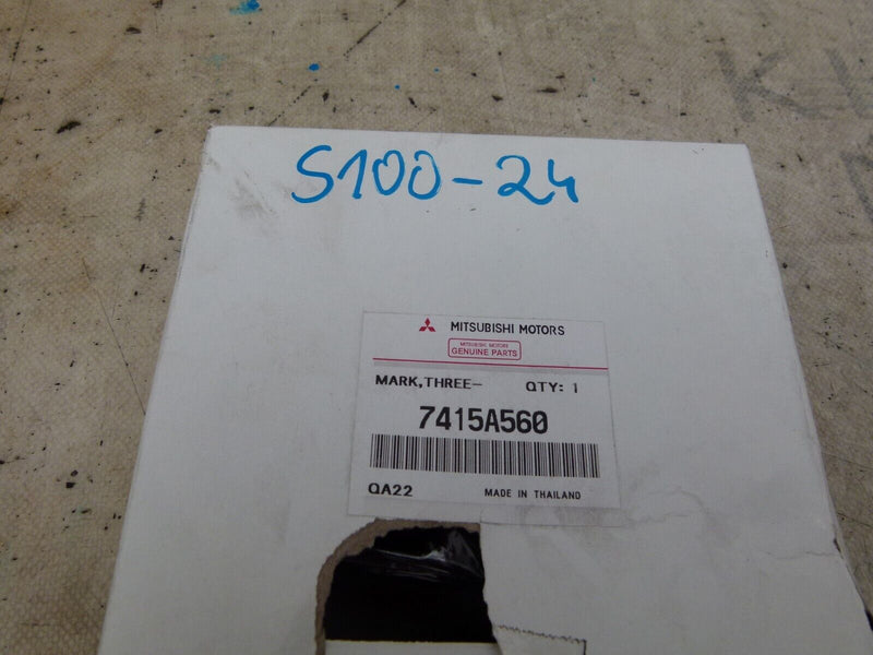 MITSUBISHI MIRAGE 2019-ON FRONT GRILLE EMBLEM BADGE GENUINE 7415A560