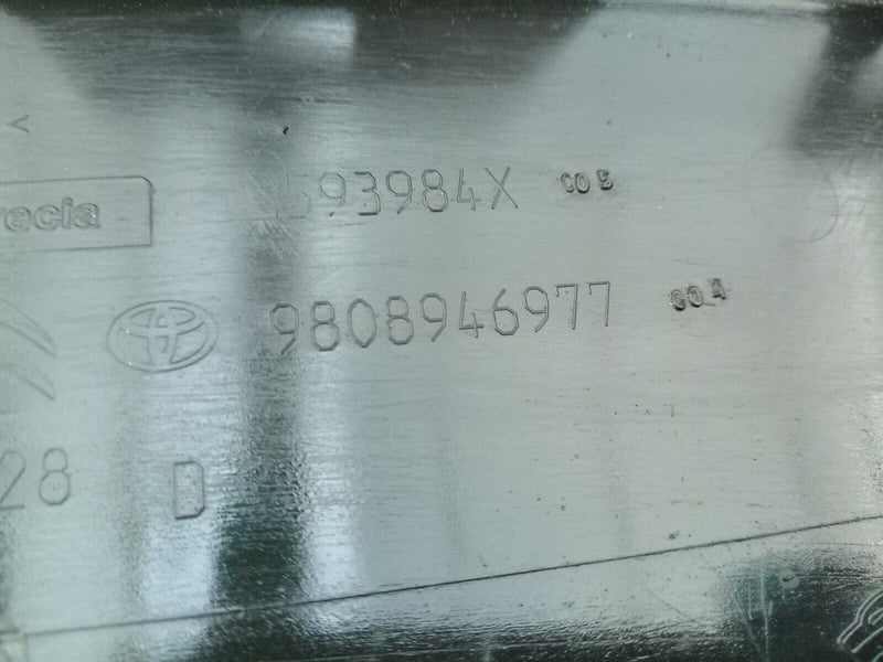 PEUGEOT EXPERT  PROACE 2017-2022 REAR BUMPER O/S RIGHT CORNER 9808946977