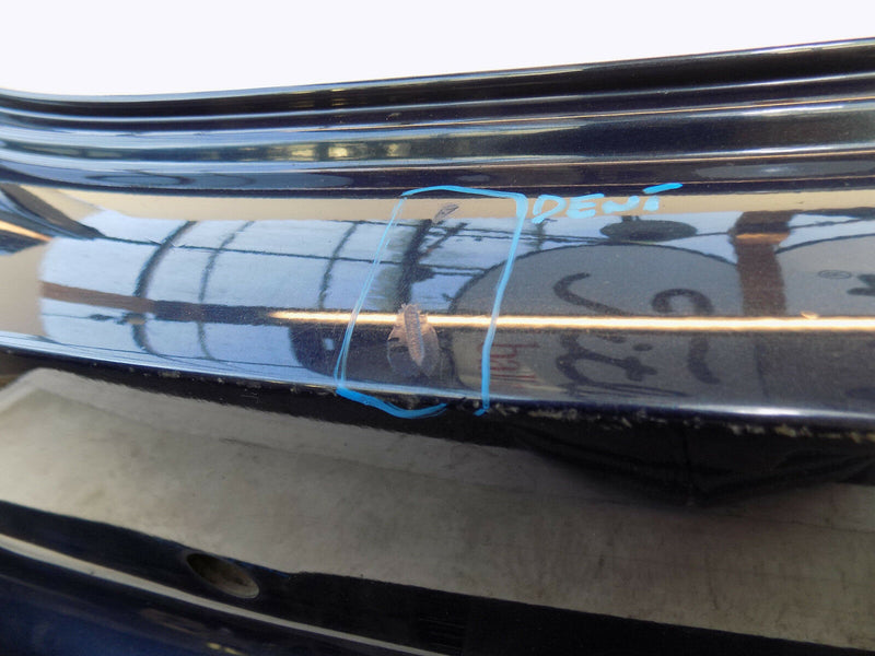 JAGUAR XF 2008 2009 2010 2011 2012 D.BLUE REAR BUMPER GENUINE PDC HOLES