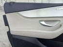MERCEDES C CLASS W205 2014-2021 PASSENGER SIDE FRONT DOOR CARD BLACK & BEIGE #