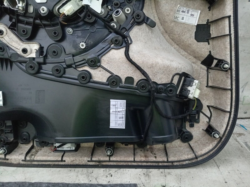 MERCEDES C CLASS W205 2014-2021 DRIVER SIDE FRONT DOOR CARD BLACK & BEIGE #