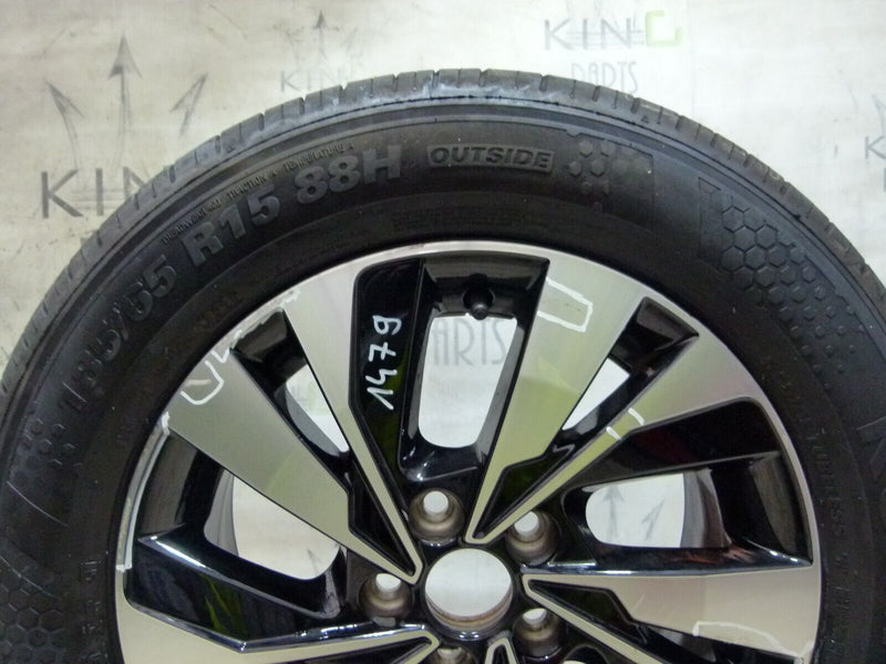 VW POLO MK6 ALLOY WHEEL RIM 15" & TYRE 185/65/15 5.5J 2G0601025