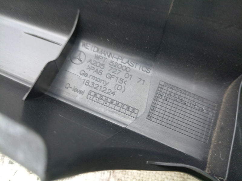 MERCEDES W205 C CLASS 14-21 FRONT LEFT WINDOW TRIM INNER A2057270171 #