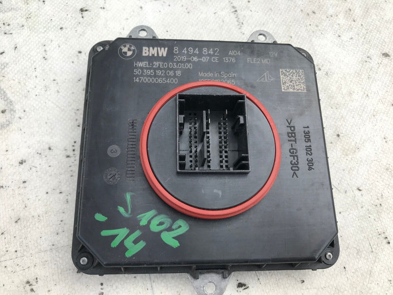 BMW F20 F30 F32 LED HEADLIGHT LIGHT CONTROL UNIT GENUINE 8494842
