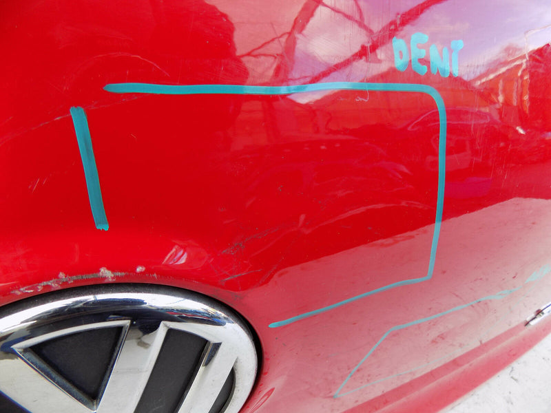 VW GOLF VI MK6 2009-12 GENUINE RED TAILGATE REAR PANEL BOOT LID & WINDOW GLASS