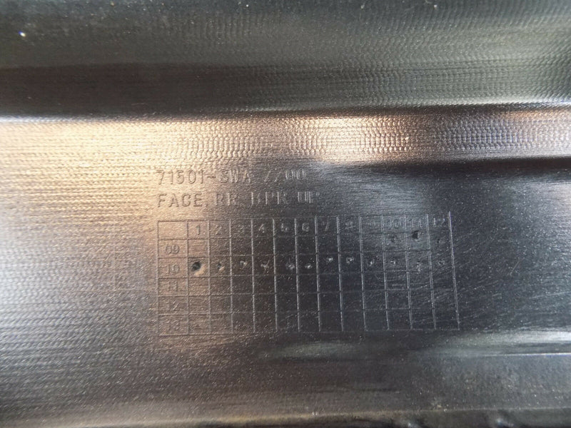 HONDA CRV III MK3 FACELIFT 2010 2011 GREY REAR BUMPER GENUINE 71501SWAZZ00