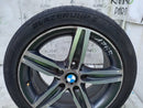BMW F20 17" ALLOY WHEEL RIM 7.5J ET43 & TYRE 225/45/18 6850151