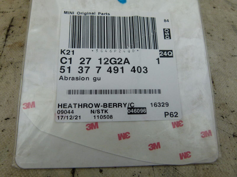 MINI COUNTRYMAN F60 2017-21 FRAME ABRASION GUARD WRAP GENUINE 7491403
