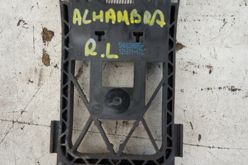 SEAT ALHAMBRA 2010-2015 LEFT REAR DOOR INTERIOR HANDLE FRAME 5N0839885H