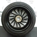 18'' INCH 1AV ZX1 ALLOY WHEEL 18X 8J ET42 BLACK POLISH TYRE 245/40 GOODYEAR