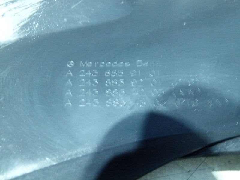 MERCEDES EQA H243 2021-ON REAR BUMPER DIFFUSER PDC GENUINE A2438859101