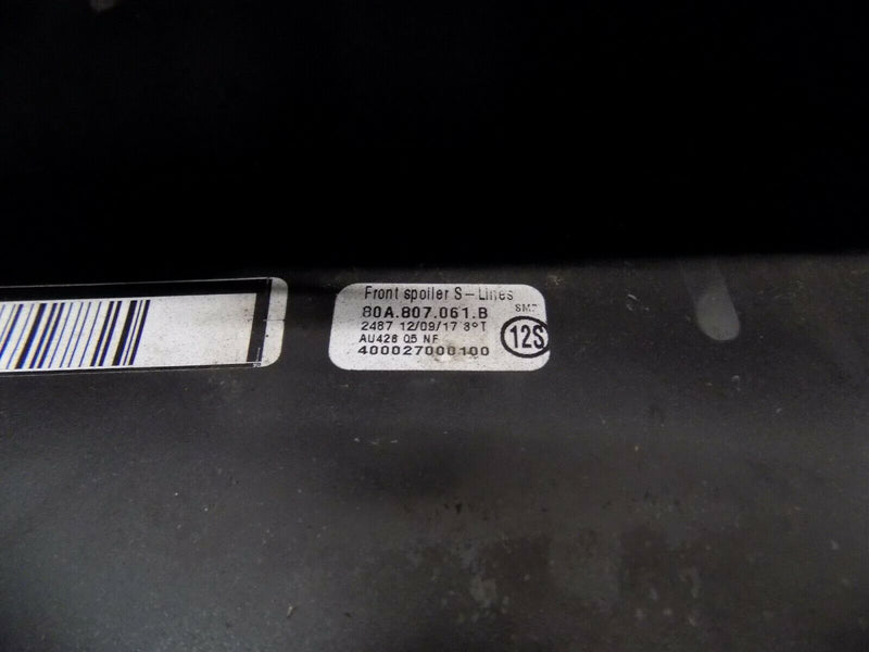 AUDI Q5 S  LINE 2017-ON  FRONT BUMPER LOWER SECTION GENUINE 80A807061B