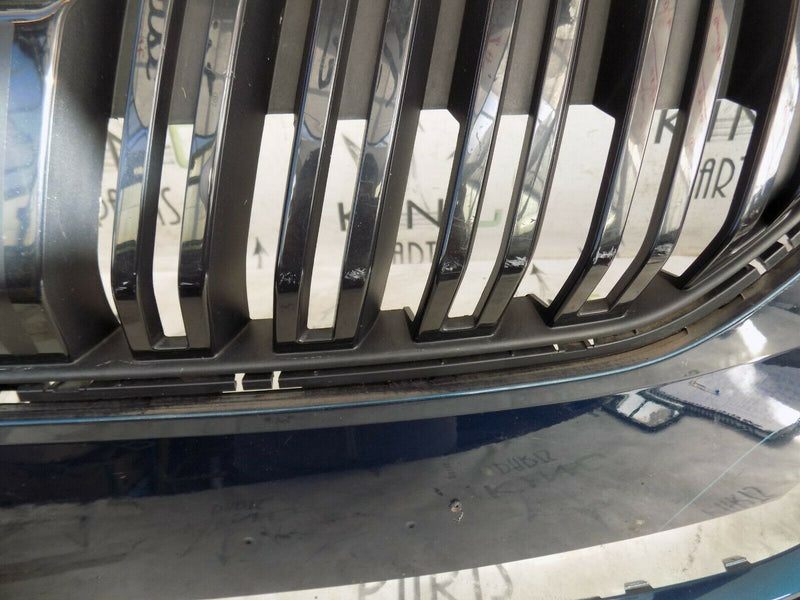SKODA KAROQ 2017-2021 FRONT BUMPER GENUINE GRILL DARK TURQUOISE 57A807221