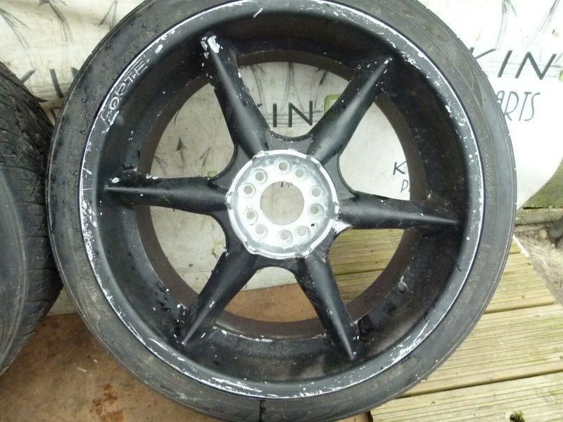 FORTE 4x ALLOY WHEEL RIMS 22" 9.5JX22H2 ET10  +15  +35  3x TYRES 265/35 R22