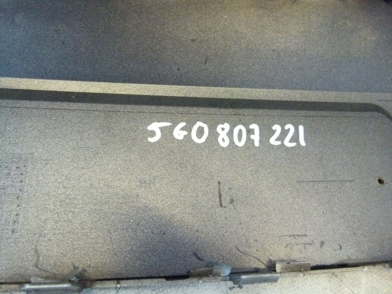 VW GOLF MK7 VII 5G 2013-2015 SILVER FRONT BUMPER GENUINE PDC 5G0807221