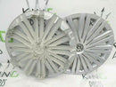 VOLKSWAGEN POLO 2009-2018 GENUINE CAPS 2x WHEEL TRIMS 15' CAP COVERS 6R0601147A