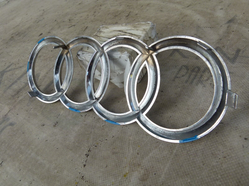 AUDI CHROME EMBLEM RINGS LOGO GENUINE